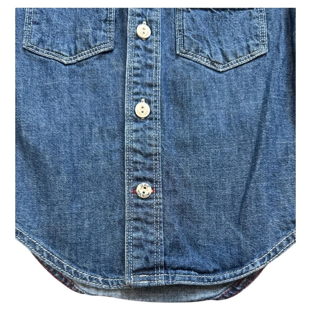 GAP toddler boys denim button down shirt 2T - Picture 3 of 5